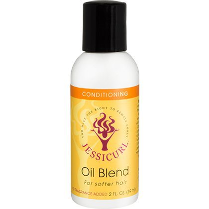 Jessicurl Oil Blend for Softer Hair – No Fragrance (2 oz.)