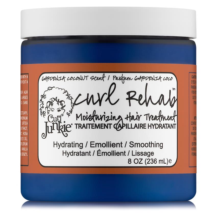 Curl Junkie Curl Rehab Moisturizing Hair Treatment – Gardenia-Coconut (8 oz.)